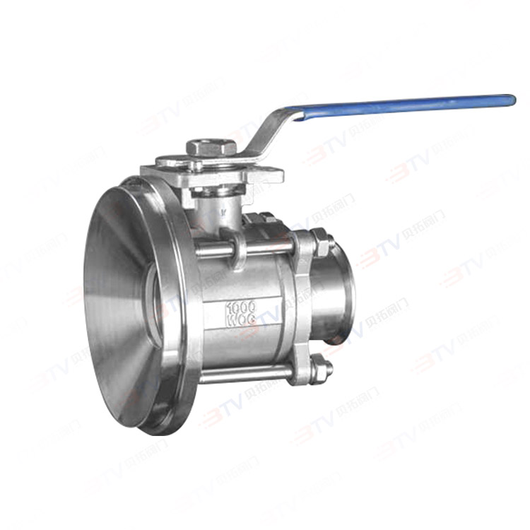 三片式高平台罐底阀